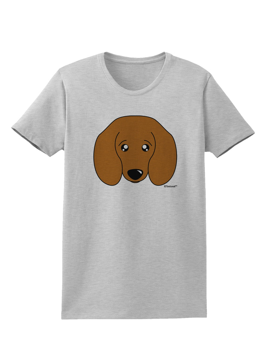 Cute Doxie Dachshund Dog Womens T-Shirt by TooLoud-Womens T-Shirt-TooLoud-White-X-Small-Davson Sales