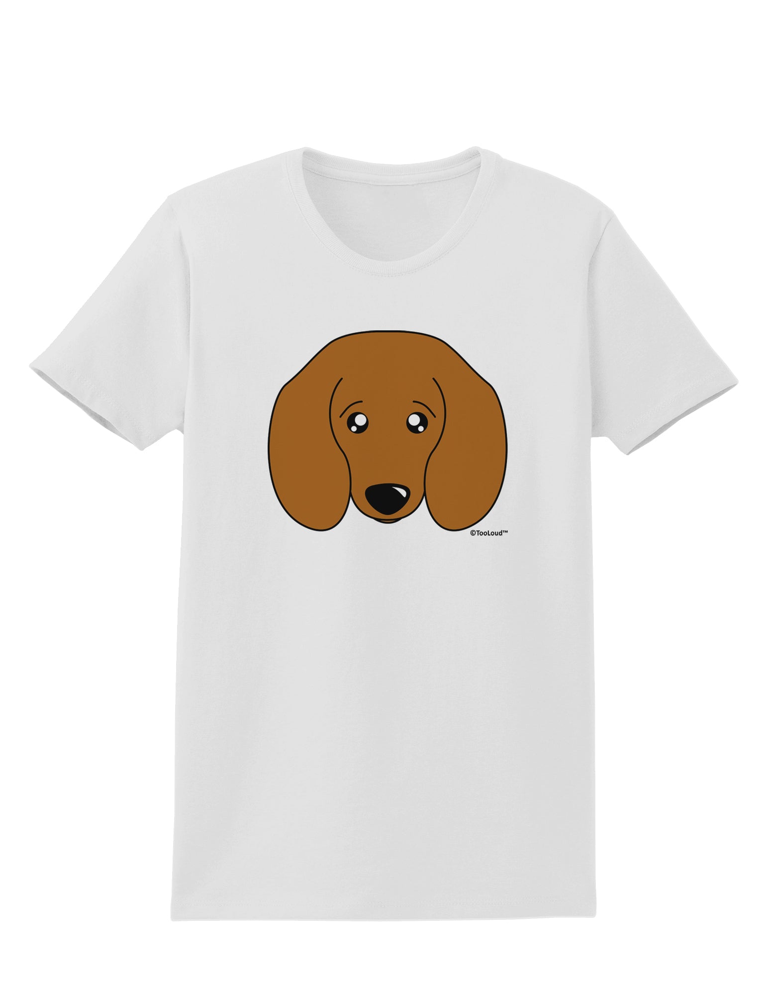Cute Doxie Dachshund Dog Womens T-Shirt by TooLoud-Womens T-Shirt-TooLoud-White-X-Small-Davson Sales