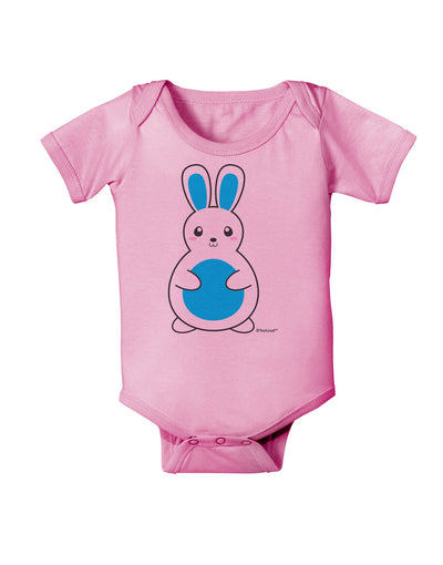 Cute Easter Bunny - Blue Baby Romper Bodysuit by TooLoud-Baby Romper-TooLoud-Light-Pink-06-Months-Davson Sales