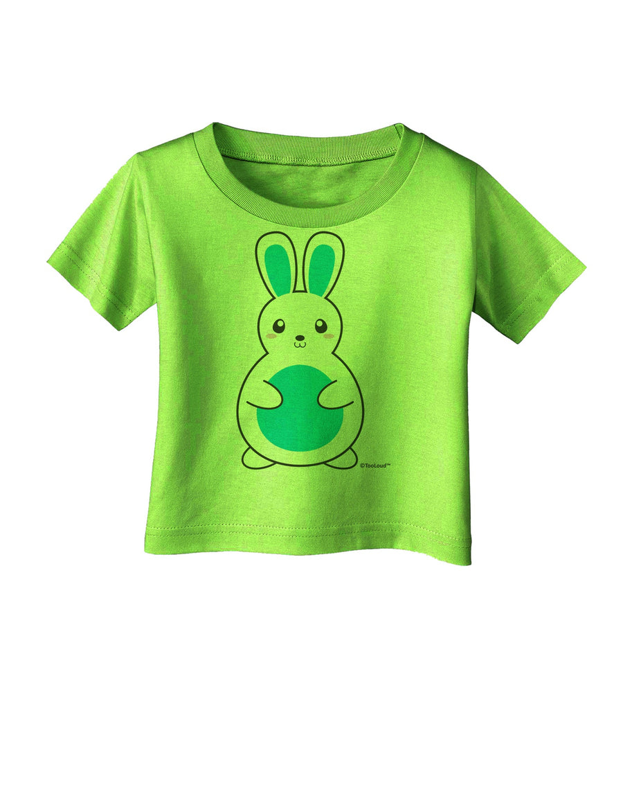 Cute Easter Bunny - Blue Infant T-Shirt by TooLoud-Infant T-Shirt-TooLoud-White-06-Months-Davson Sales