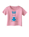 Cute Easter Bunny - Blue Infant T-Shirt by TooLoud-Infant T-Shirt-TooLoud-Candy-Pink-06-Months-Davson Sales