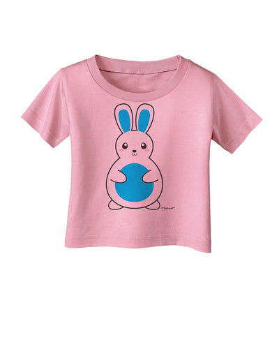 Cute Easter Bunny - Blue Infant T-Shirt by TooLoud-Infant T-Shirt-TooLoud-Candy-Pink-06-Months-Davson Sales