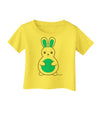 Cute Easter Bunny - Blue Infant T-Shirt by TooLoud-Infant T-Shirt-TooLoud-Yellow-06-Months-Davson Sales