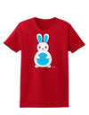 Cute Easter Bunny - Blue Womens Dark T-Shirt by TooLoud-Womens T-Shirt-TooLoud-Red-X-Small-Davson Sales