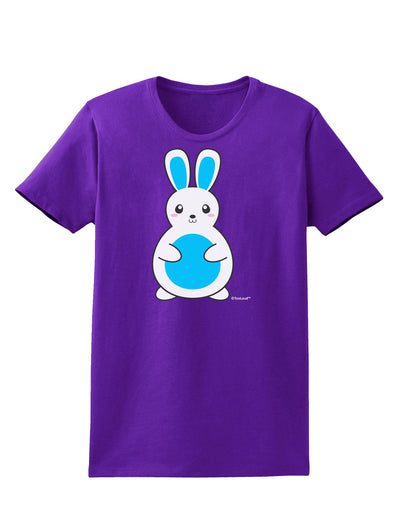 Cute Easter Bunny - Blue Womens Dark T-Shirt by TooLoud-Womens T-Shirt-TooLoud-Purple-X-Small-Davson Sales