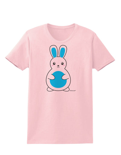 Cute Easter Bunny - Blue Womens T-Shirt by TooLoud-Womens T-Shirt-TooLoud-PalePink-X-Small-Davson Sales