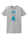 Cute Easter Bunny - Blue Womens T-Shirt by TooLoud-Womens T-Shirt-TooLoud-AshGray-X-Small-Davson Sales