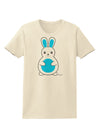 Cute Easter Bunny - Blue Womens T-Shirt by TooLoud-Womens T-Shirt-TooLoud-Natural-X-Small-Davson Sales