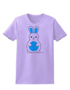 Cute Easter Bunny - Blue Womens T-Shirt by TooLoud-Womens T-Shirt-TooLoud-Lavender-X-Small-Davson Sales