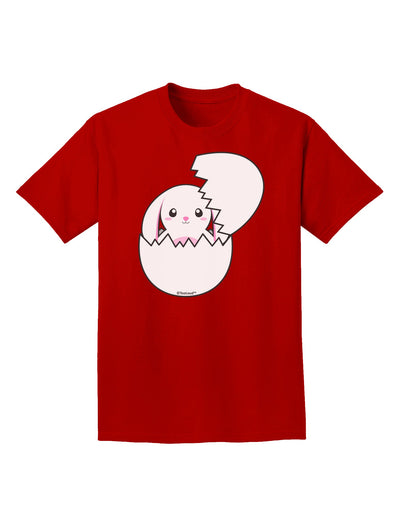 Cute Easter Bunny Hatching Adult Dark T-Shirt by TooLoud-Mens T-Shirt-TooLoud-Red-Small-Davson Sales