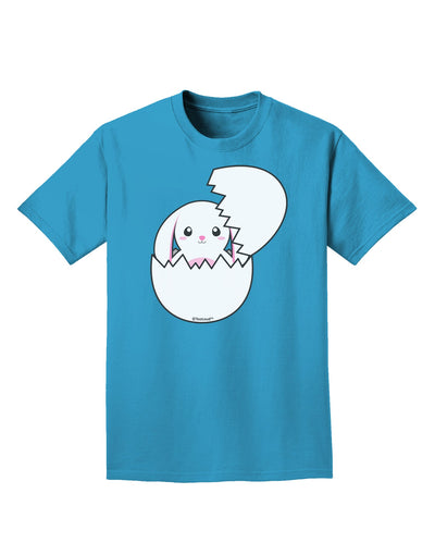 Cute Easter Bunny Hatching Adult Dark T-Shirt by TooLoud-Mens T-Shirt-TooLoud-Turquoise-Small-Davson Sales