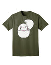 Cute Easter Bunny Hatching Adult Dark T-Shirt by TooLoud-Mens T-Shirt-TooLoud-Military-Green-Small-Davson Sales