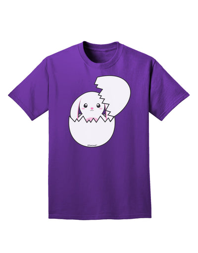 Cute Easter Bunny Hatching Adult Dark T-Shirt by TooLoud-Mens T-Shirt-TooLoud-Purple-Small-Davson Sales