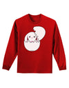 Cute Easter Bunny Hatching Adult Long Sleeve Dark T-Shirt by TooLoud-TooLoud-Red-Small-Davson Sales