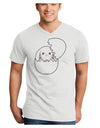 Cute Easter Bunny Hatching Adult V-Neck T-shirt by TooLoud-Mens V-Neck T-Shirt-TooLoud-White-Small-Davson Sales