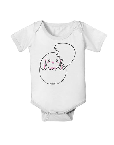 Cute Easter Bunny Hatching Baby Romper Bodysuit by TooLoud-Baby Romper-TooLoud-White-06-Months-Davson Sales