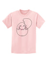 Cute Easter Bunny Hatching Childrens T-Shirt by TooLoud-Childrens T-Shirt-TooLoud-PalePink-X-Small-Davson Sales