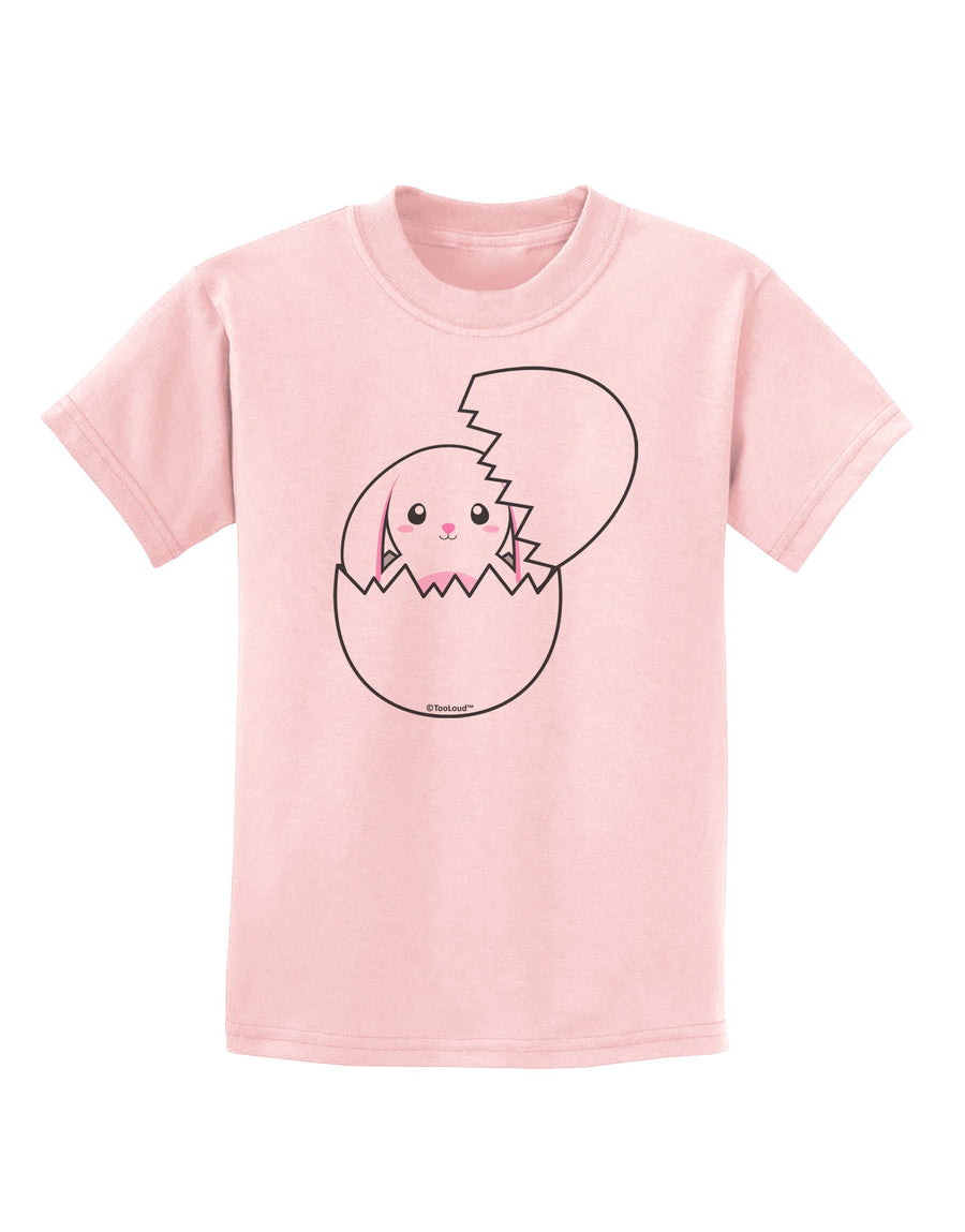 Cute Easter Bunny Hatching Childrens T-Shirt by TooLoud-Childrens T-Shirt-TooLoud-White-X-Small-Davson Sales