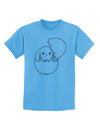 Cute Easter Bunny Hatching Childrens T-Shirt by TooLoud-Childrens T-Shirt-TooLoud-Aquatic-Blue-X-Small-Davson Sales