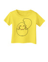 Cute Easter Bunny Hatching Infant T-Shirt by TooLoud-Infant T-Shirt-TooLoud-Yellow-06-Months-Davson Sales