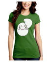 Cute Easter Bunny Hatching Juniors Crew Dark T-Shirt by TooLoud-T-Shirts Juniors Tops-TooLoud-Kiwi-Green-Juniors Fitted X-Small-Davson Sales