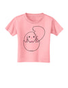 Cute Easter Bunny Hatching Toddler T-Shirt by TooLoud-Toddler T-Shirt-TooLoud-Candy-Pink-2T-Davson Sales