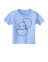 Cute Easter Bunny Hatching Toddler T-Shirt by TooLoud-Toddler T-Shirt-TooLoud-Aquatic-Blue-2T-Davson Sales