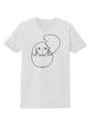 Cute Easter Bunny Hatching Womens T-Shirt by TooLoud-Womens T-Shirt-TooLoud-White-X-Small-Davson Sales