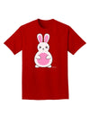 Cute Easter Bunny - Pink Adult Dark T-Shirt by TooLoud-Mens T-Shirt-TooLoud-Red-Small-Davson Sales