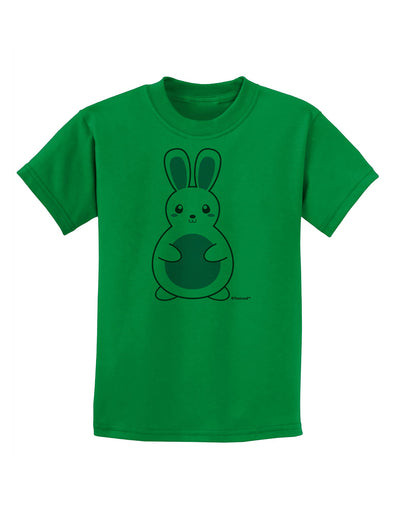 Cute Easter Bunny - Pink Childrens T-Shirt by TooLoud-Childrens T-Shirt-TooLoud-Kelly-Green-X-Small-Davson Sales