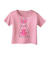 Cute Easter Bunny - Pink Infant T-Shirt by TooLoud-Infant T-Shirt-TooLoud-Candy-Pink-06-Months-Davson Sales