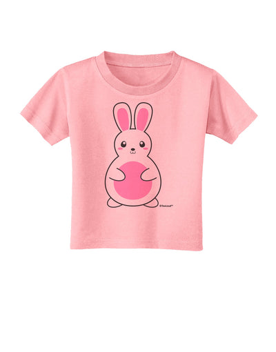 Cute Easter Bunny - Pink Toddler T-Shirt by TooLoud-Toddler T-Shirt-TooLoud-Candy-Pink-2T-Davson Sales