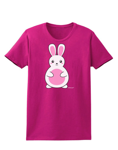 Cute Easter Bunny - Pink Womens Dark T-Shirt by TooLoud-Womens T-Shirt-TooLoud-Hot-Pink-Small-Davson Sales