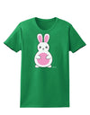 Cute Easter Bunny - Pink Womens Dark T-Shirt by TooLoud-Womens T-Shirt-TooLoud-Kelly-Green-X-Small-Davson Sales