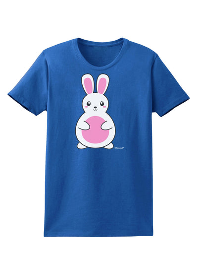 Cute Easter Bunny - Pink Womens Dark T-Shirt by TooLoud-Womens T-Shirt-TooLoud-Royal-Blue-X-Small-Davson Sales