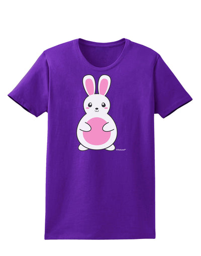 Cute Easter Bunny - Pink Womens Dark T-Shirt by TooLoud-Womens T-Shirt-TooLoud-Purple-X-Small-Davson Sales