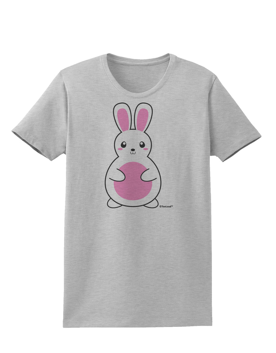 Cute Easter Bunny - Pink Womens T-Shirt by TooLoud-Womens T-Shirt-TooLoud-White-X-Small-Davson Sales