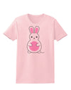 Cute Easter Bunny - Pink Womens T-Shirt by TooLoud-Womens T-Shirt-TooLoud-PalePink-X-Small-Davson Sales