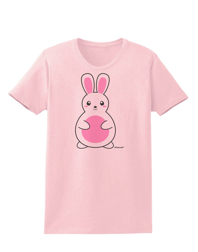 Cute Easter Bunny - Pink Womens T-Shirt by TooLoud-Womens T-Shirt-TooLoud-PalePink-X-Small-Davson Sales