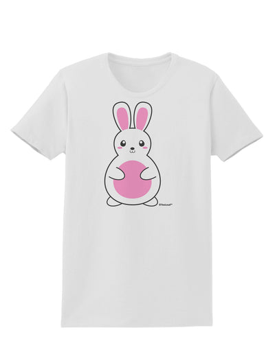 Cute Easter Bunny - Pink Womens T-Shirt by TooLoud-Womens T-Shirt-TooLoud-White-X-Small-Davson Sales
