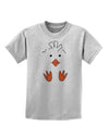 Cute Easter Chick Face Childrens T-Shirt-Childrens T-Shirt-TooLoud-AshGray-X-Small-Davson Sales