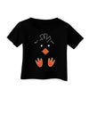Cute Easter Chick Face Infant T-Shirt-Infant T-Shirt-TooLoud-Black-06-Months-Davson Sales