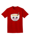 Cute Egg Nog Design - Adult Dark T-Shirt by TooLoud-Mens T-Shirt-TooLoud-Red-Small-Davson Sales