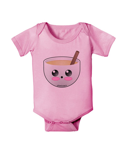 Cute Egg Nog Design - Baby Romper Bodysuit by TooLoud-Baby Romper-TooLoud-Light-Pink-06-Months-Davson Sales