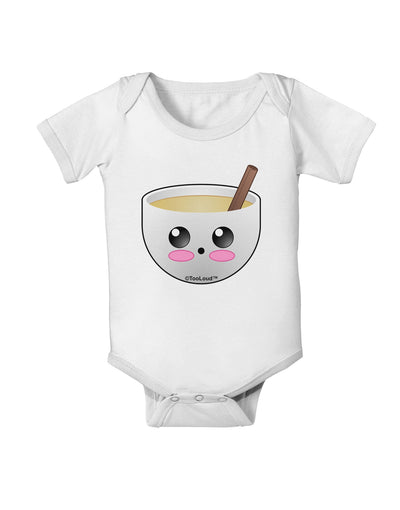 Cute Egg Nog Design - Baby Romper Bodysuit by TooLoud-Baby Romper-TooLoud-White-06-Months-Davson Sales