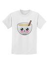 Cute Egg Nog Design - Childrens T-Shirt by TooLoud-Childrens T-Shirt-TooLoud-White-X-Small-Davson Sales