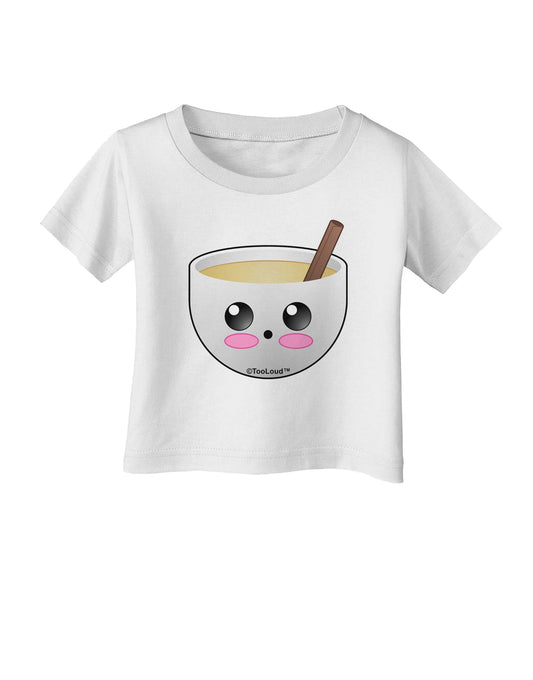 Cute Egg Nog Design - Infant T-Shirt by TooLoud-Infant T-Shirt-TooLoud-White-06-Months-Davson Sales