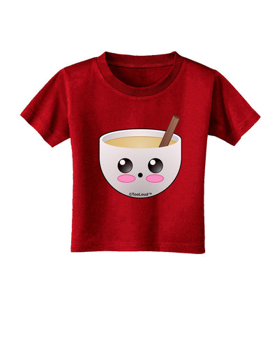 Cute Egg Nog Design - Toddler T-Shirt Dark by TooLoud-Toddler T-Shirt-TooLoud-Clover-Green-2T-Davson Sales