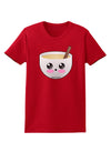 Cute Egg Nog Design - Womens Dark T-Shirt by TooLoud-Womens T-Shirt-TooLoud-Red-X-Small-Davson Sales