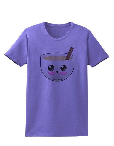 Cute Egg Nog Design - Womens T-Shirt by TooLoud-Womens T-Shirt-TooLoud-Violet-X-Small-Davson Sales